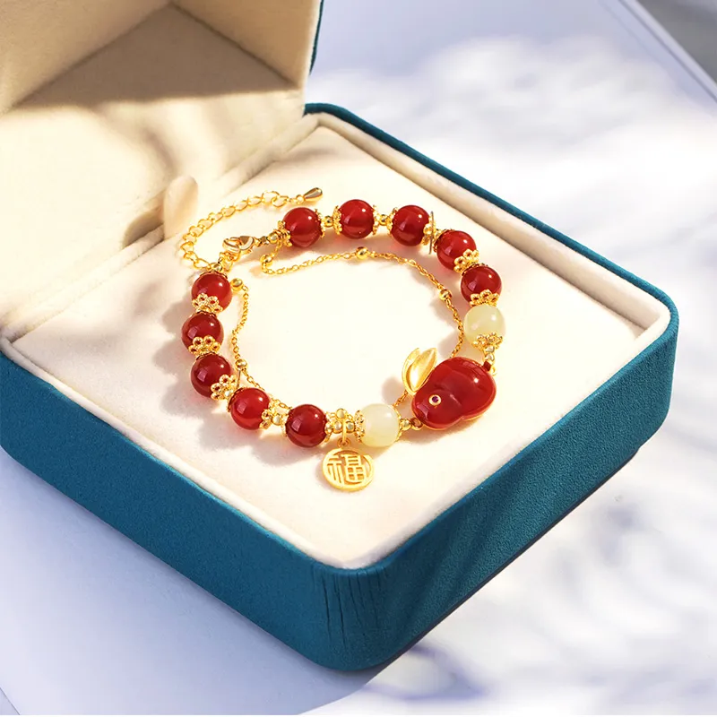 Schloney Hetian Jade Bracelets Pale Greenish White Jade Women's-3