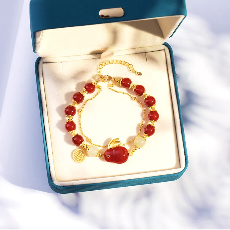 Schloney Hetian Jade Bracelets Pale Greenish White Jade Women's-2