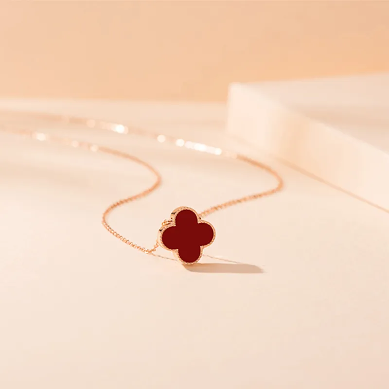 Schloney Agate Jade Necklaces Women's-3