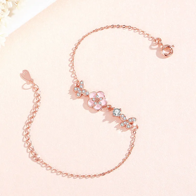 Schloney 925 Sterling Silver Bracelets Women's-4