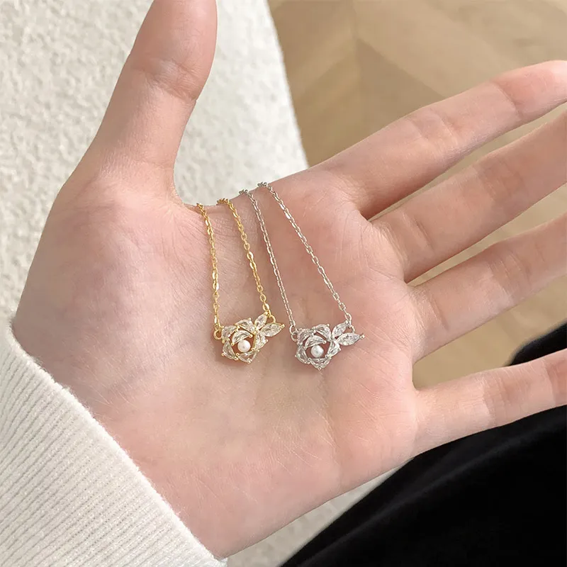 Schloney 925 Sterling Silver Necklaces Women's-3