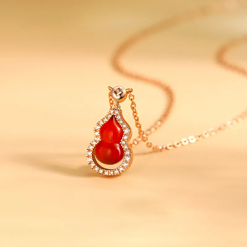 Schloney Agate Necklaces Women's-3