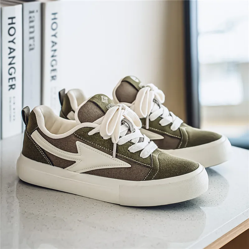 12345 Canvas Shoes Men Low Top-7