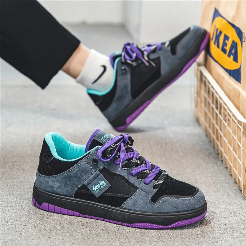12345 Low-Top Skateboard Shoes Men's-23