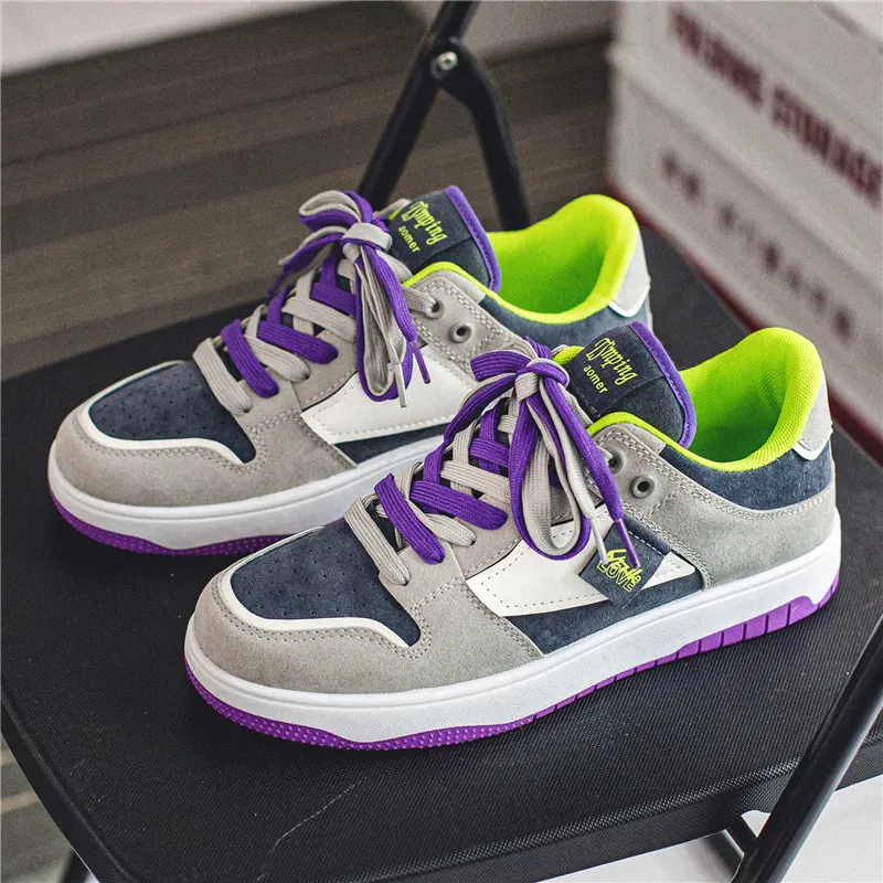 12345 Low-Top Skateboard Shoes Men's-12