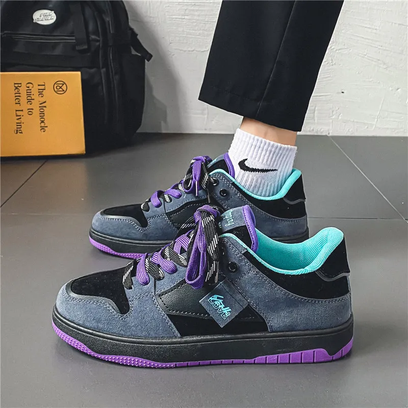 12345 Low-Top Skateboard Shoes Men's-22