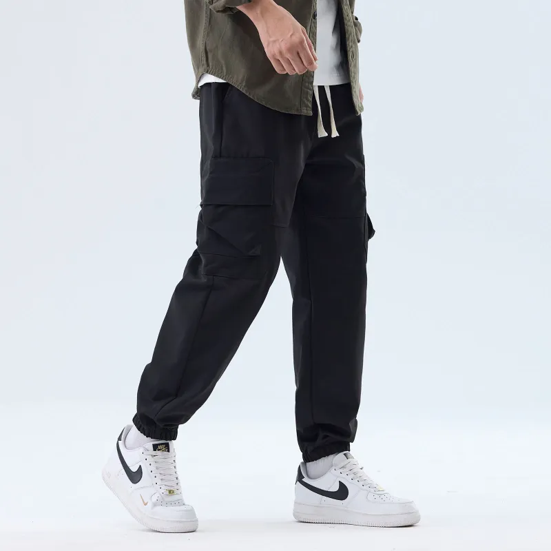 7 SEVFUN Casual Pants Unisex Black-4