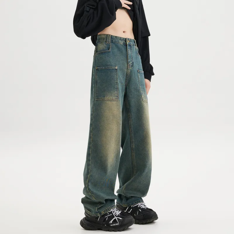 7 SEVFUN Jeans Unisex Vintage Blue-4