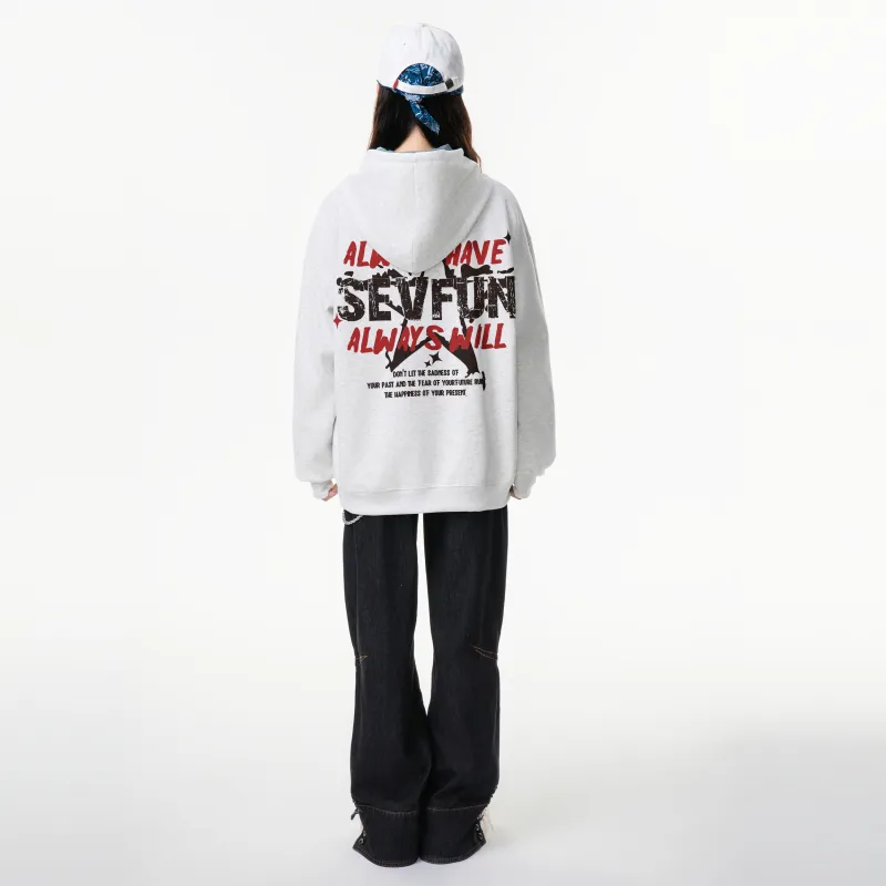 7 SEVFUN Sweatshirt Unisex Navy Blue-5