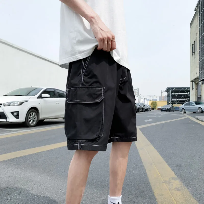 7 SEVFUN Cargo Shorts Unisex Black-1