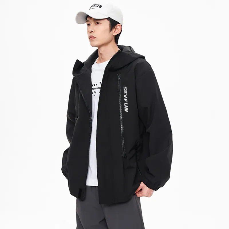 7 SEVFUN Waterproof And Windproof Windbreaker Jacket Unisex-2