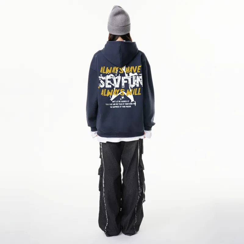 7 SEVFUN Sweatshirt Unisex Navy Blue-2