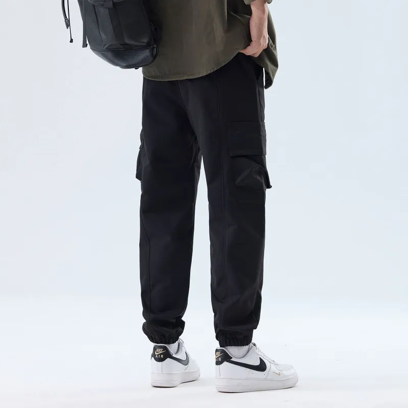 7 SEVFUN Casual Pants Unisex Black-5