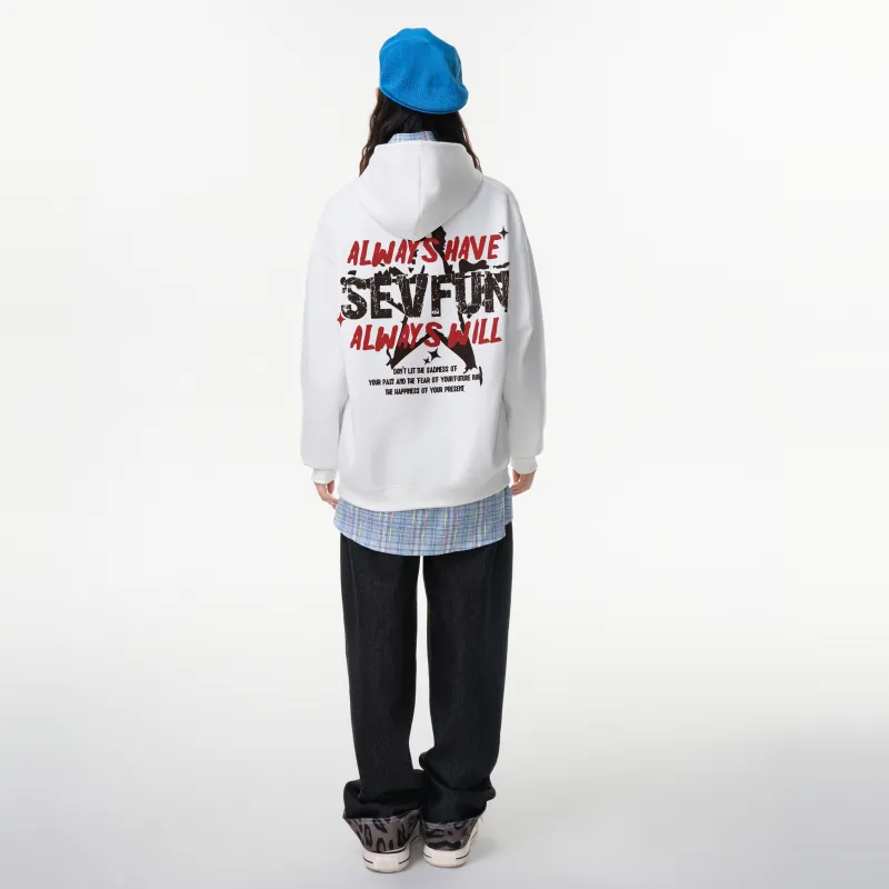7 SEVFUN Sweatshirt Unisex Navy Blue-11
