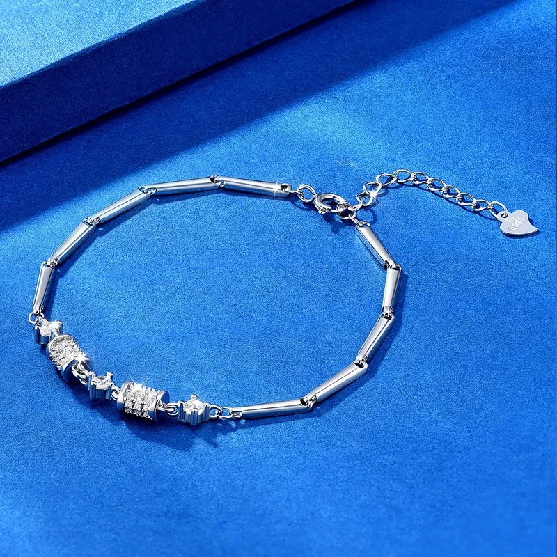 KADER 925 Sterling Silver Bracelets Women's Silver Box-4