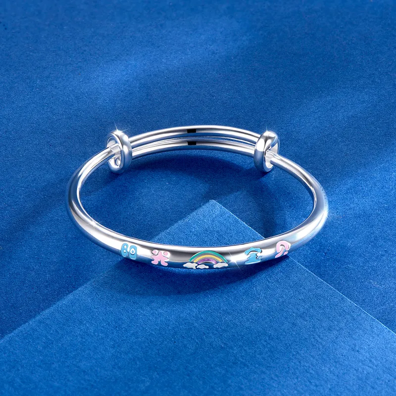 KADER 999 Fine Silver Bangles Kids' Silver Box-2