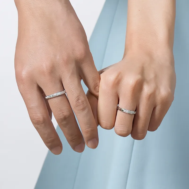 KADER 925 Sterling Silver Rings Unisex Silver Box-5