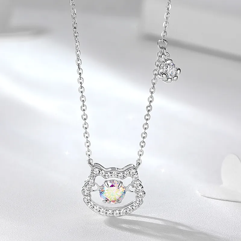 KADER 925 Sterling Silver Necklaces Women's Silver-5