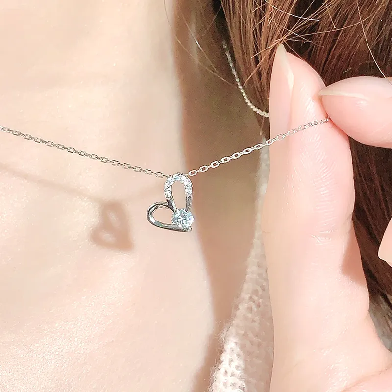 KADER 925 Sterling Silver Necklaces Women's Silver Bestie Gift For Lovers-1