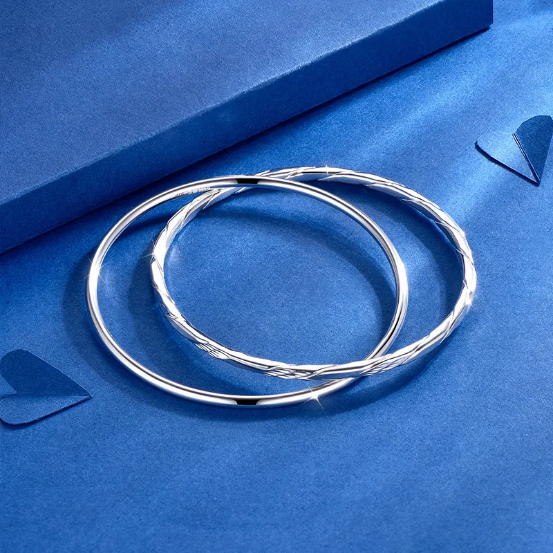 KADER 999 Fine Silver Bangles Women's-2