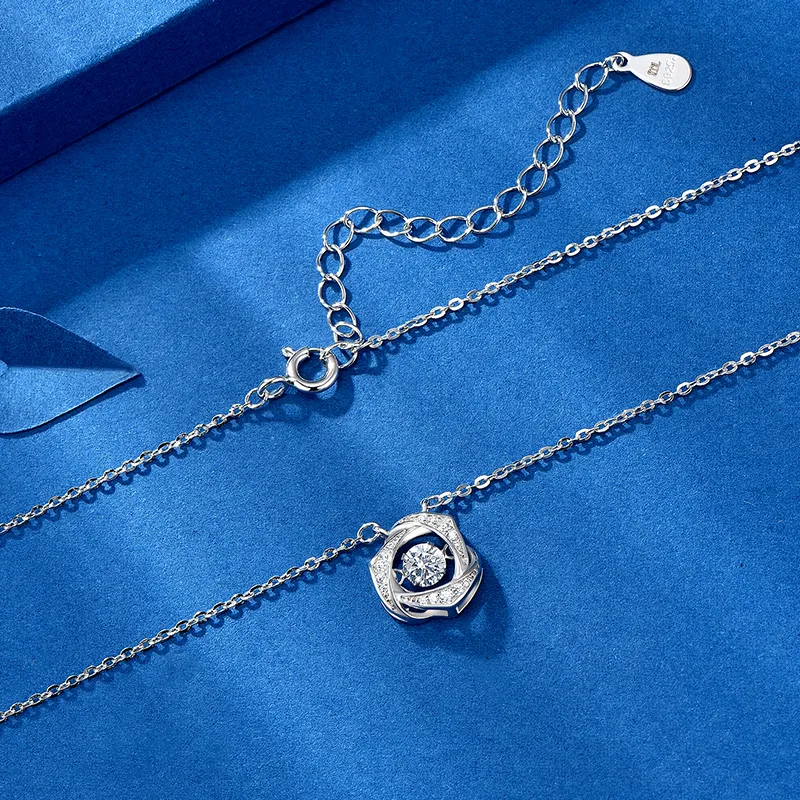 KADER Princess On The Run Collection Rose Mythology Collection 925 Sterling Silver Necklaces Women's Silver-6