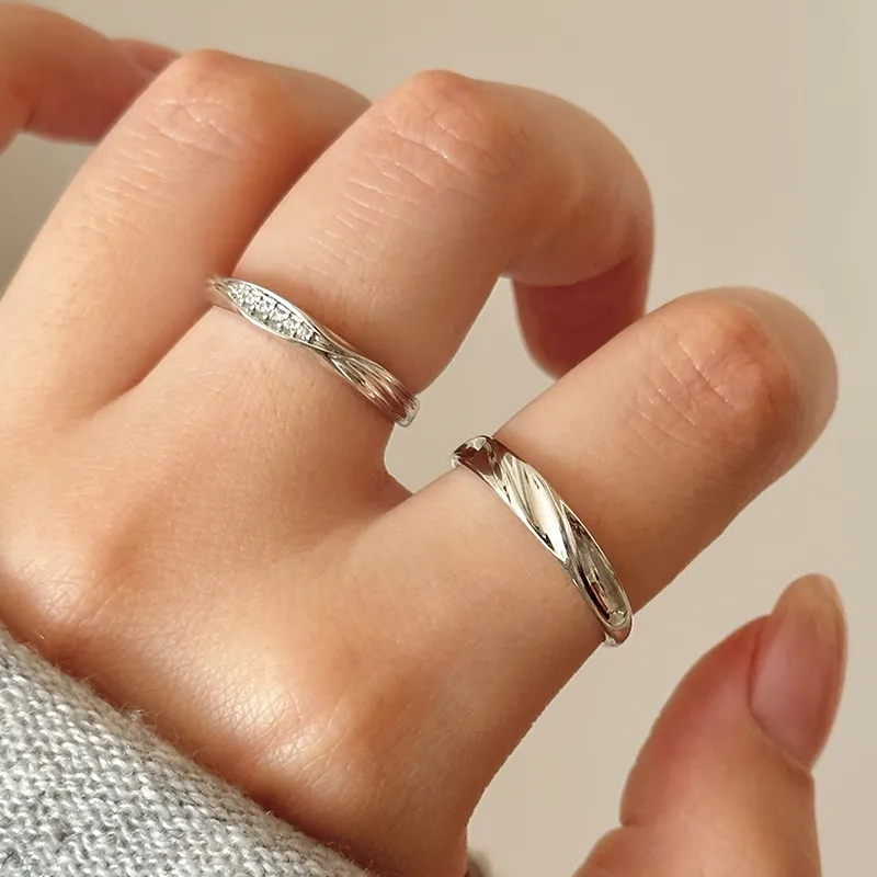 KADER 925 Sterling Silver Rings Unisex-4