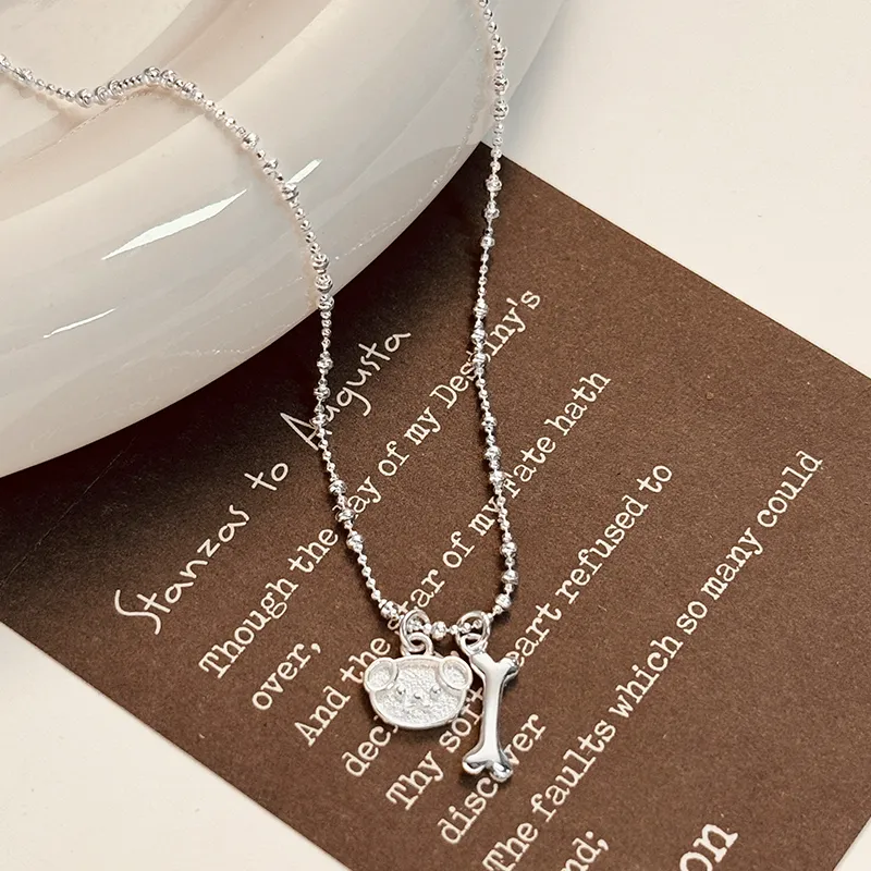 KADER 925 Sterling Silver Necklaces Women's Silver-4
