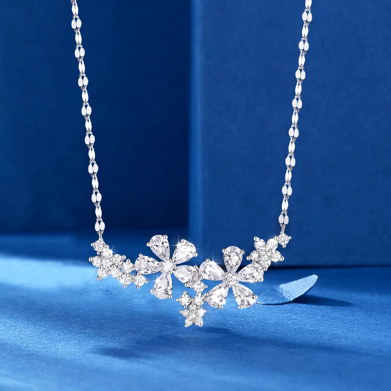 KADER 925 Sterling Silver Necklaces Women's Silver Birthday Gift For Women's-2