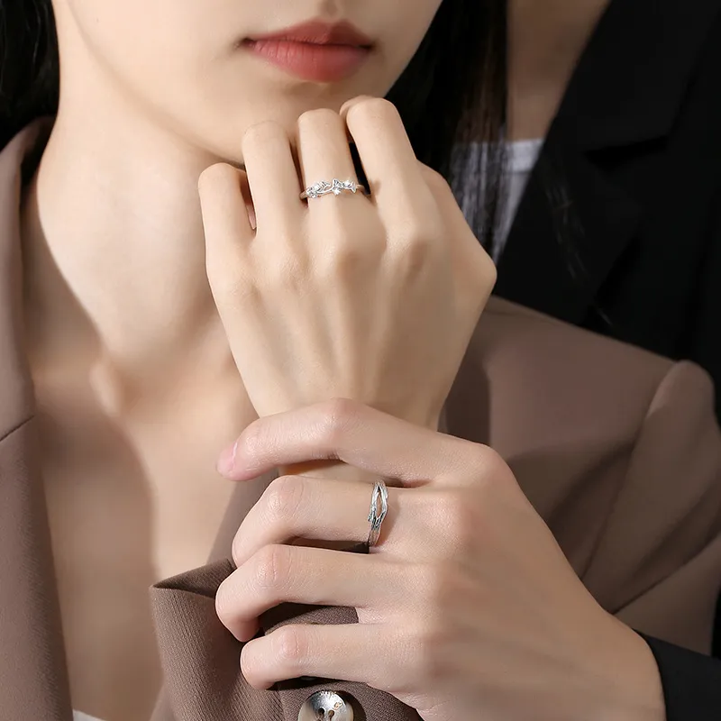 KADER 999 Fine Silver Rings Unisex Silver, Gift Box Set-4