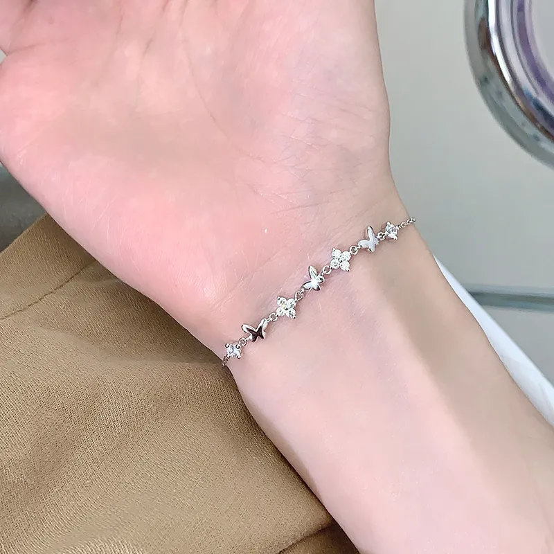 KADER 925 Sterling Silver Bracelets Women's Silver white Gift Box-3