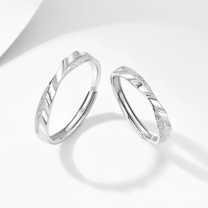 KADER 925 Sterling Silver Rings Unisex Silver-7