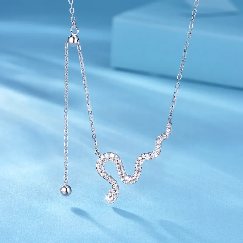 KADER 925 Sterling Silver Necklaces Women's Silver-2