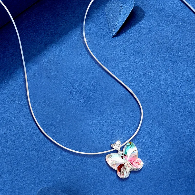 KADER 925y Silver Necklaces Women's Multicolor-4