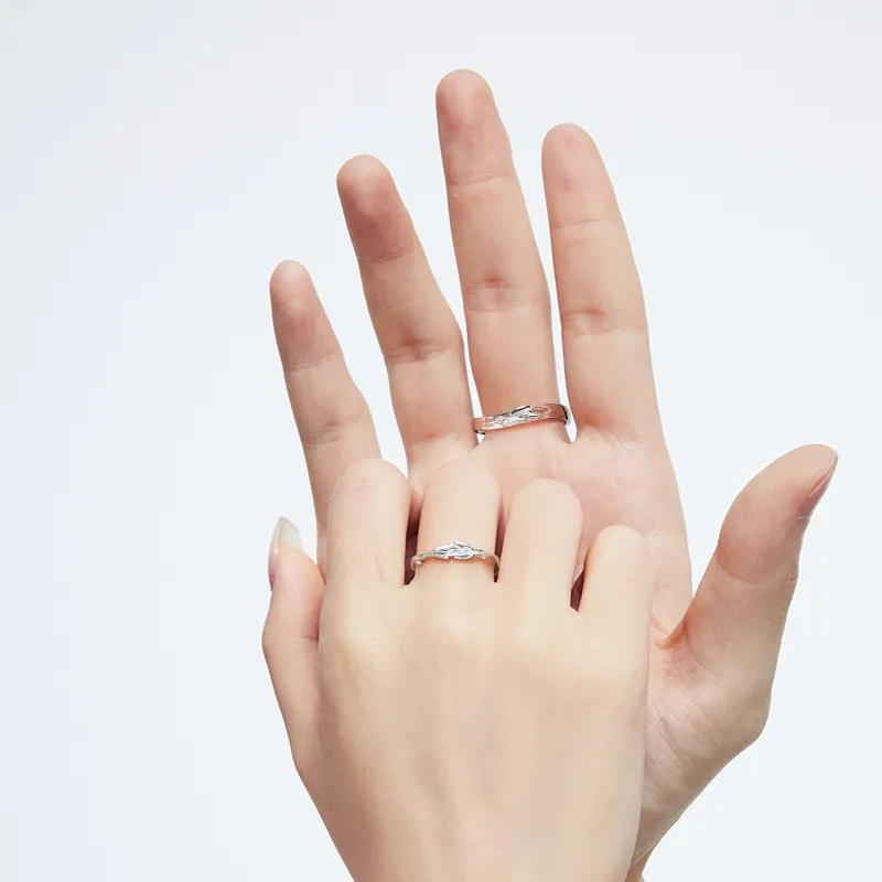 KADER S925 Silver Rings Unisex Silver White-2
