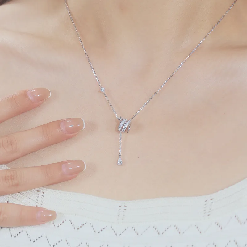 KADER 925 Sterling Silver Necklaces Women's Silver, Goddess Exclusive Box-6