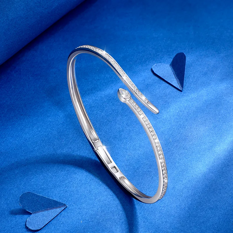 KADER 999 Fine Silver Bangles Women's Silver-4