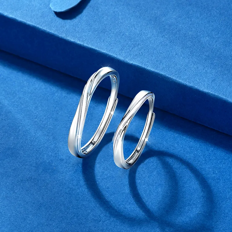 KADER 925 Sterling Silver Rings Unisex-4