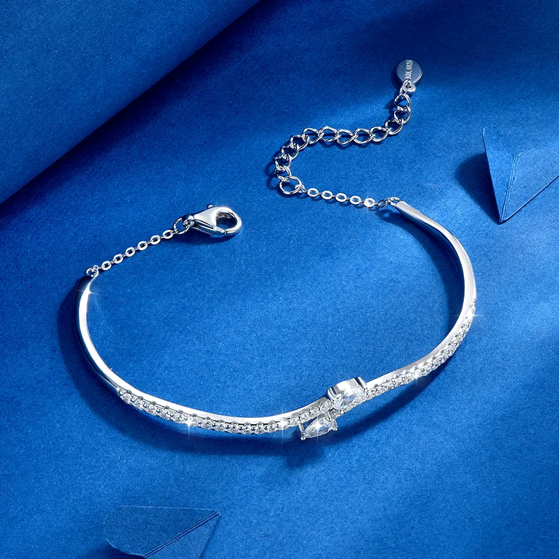 KADER 925 Sterling Silver Bracelets Women's Silver Box-4