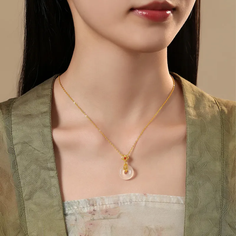 KADER Chalcedony Necklaces Women's-4