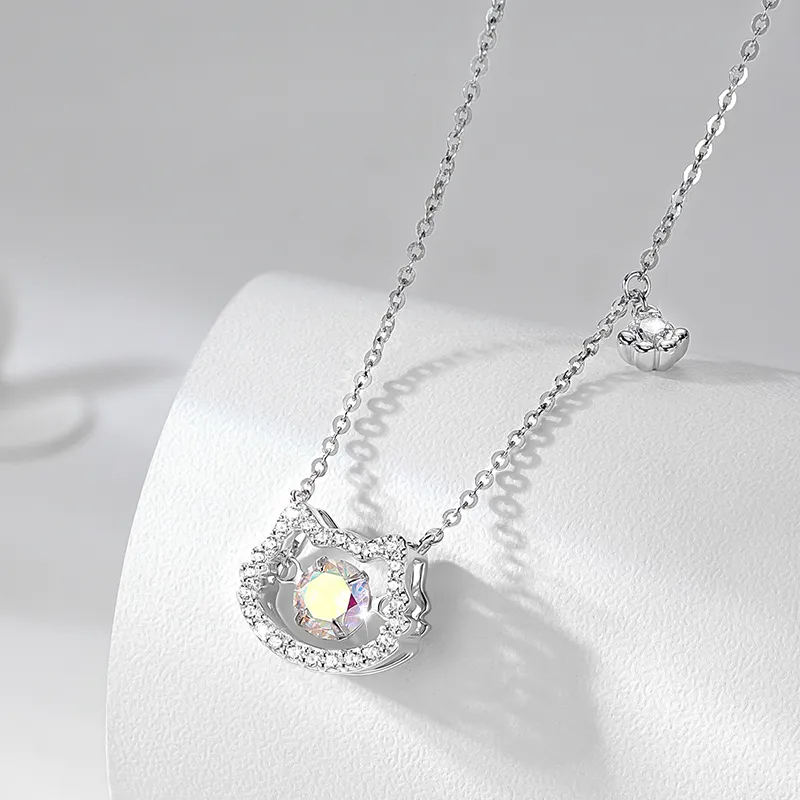 KADER 925 Sterling Silver Necklaces Women's Silver-6
