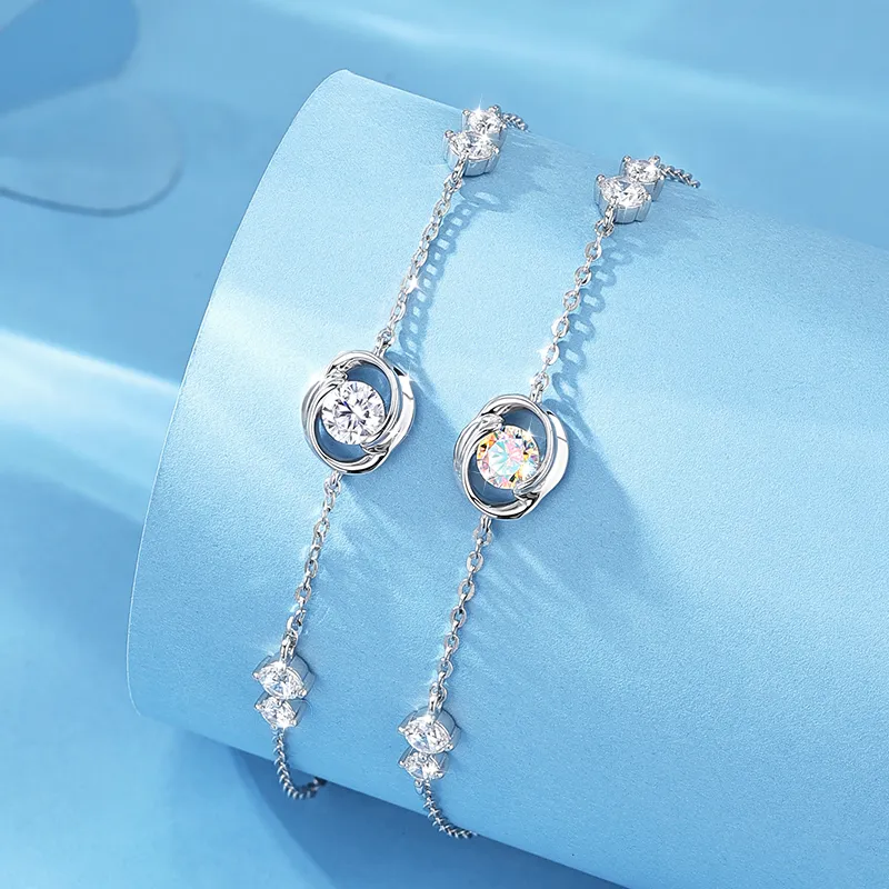 KADER 925 Sterling Silver Bracelets Women's Silver Box-5