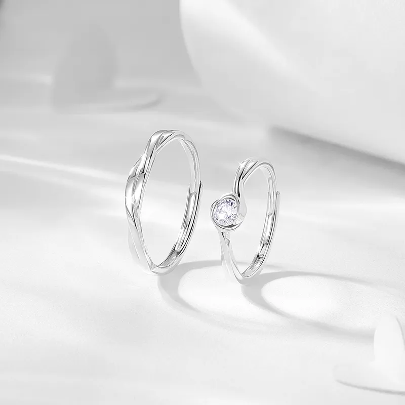 KADER 925 Sterling Silver Rings Unisex-5