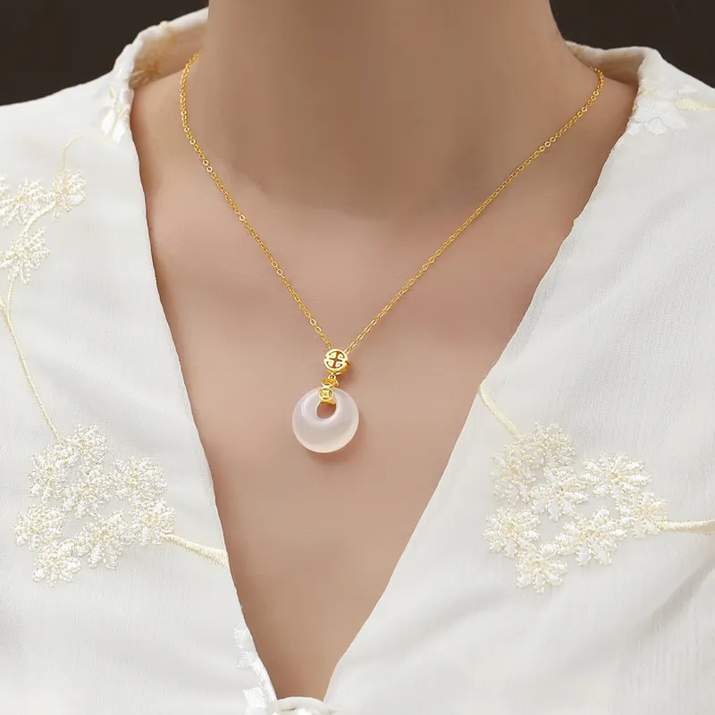 KADER Chalcedony Necklaces Women's-2
