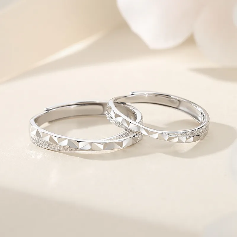 KADER 925 Sterling Silver Rings Unisex Silver-1