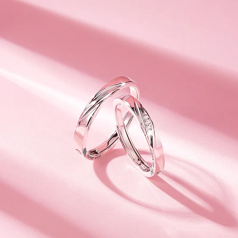 KADER 925 Sterling Silver Rings Unisex Silver-6