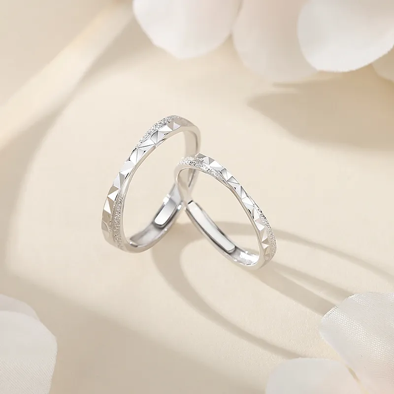 KADER 925 Sterling Silver Rings Unisex Silver-2