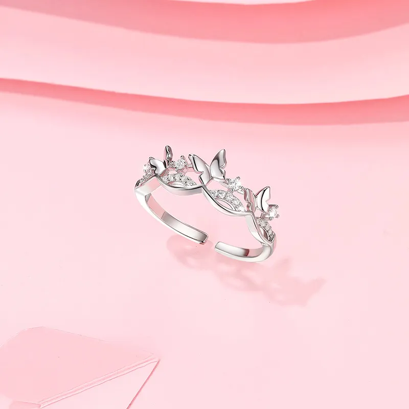 KADER 925 Sterling Silver Rings Women's Silver-1