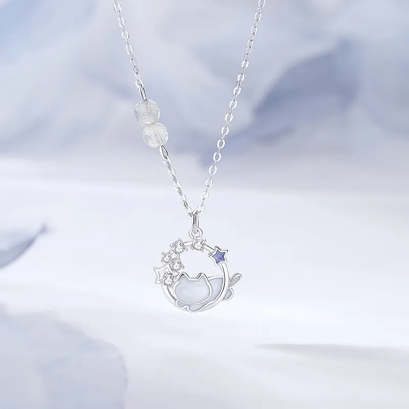 KADER 925 Sterling Silver Necklaces Women's Silver-3
