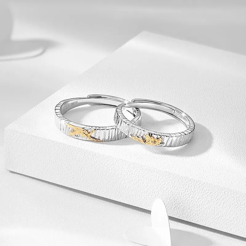 KADER Love Frequency Series S925 Silver Rings Unisex-5