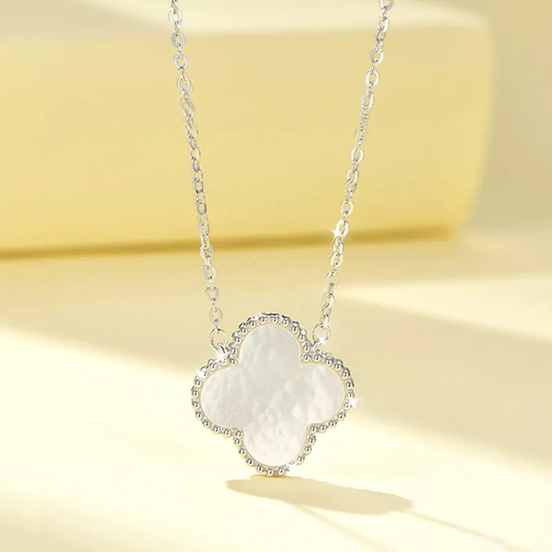 KADER S925 Silver Necklaces Women's Box Good Luck-3